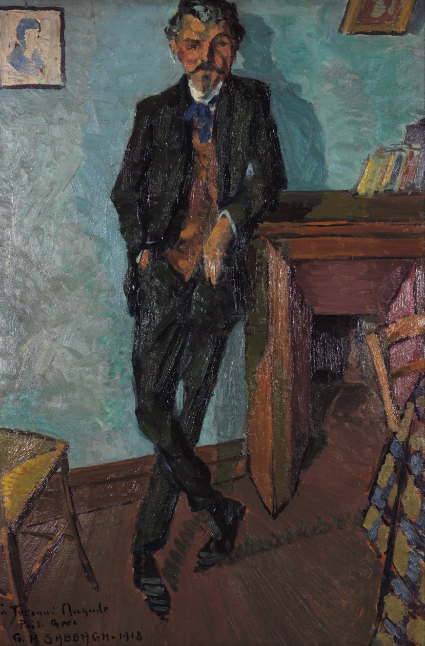 Griechischer Dichter Fernand Mazade von Georges Sabbagh
