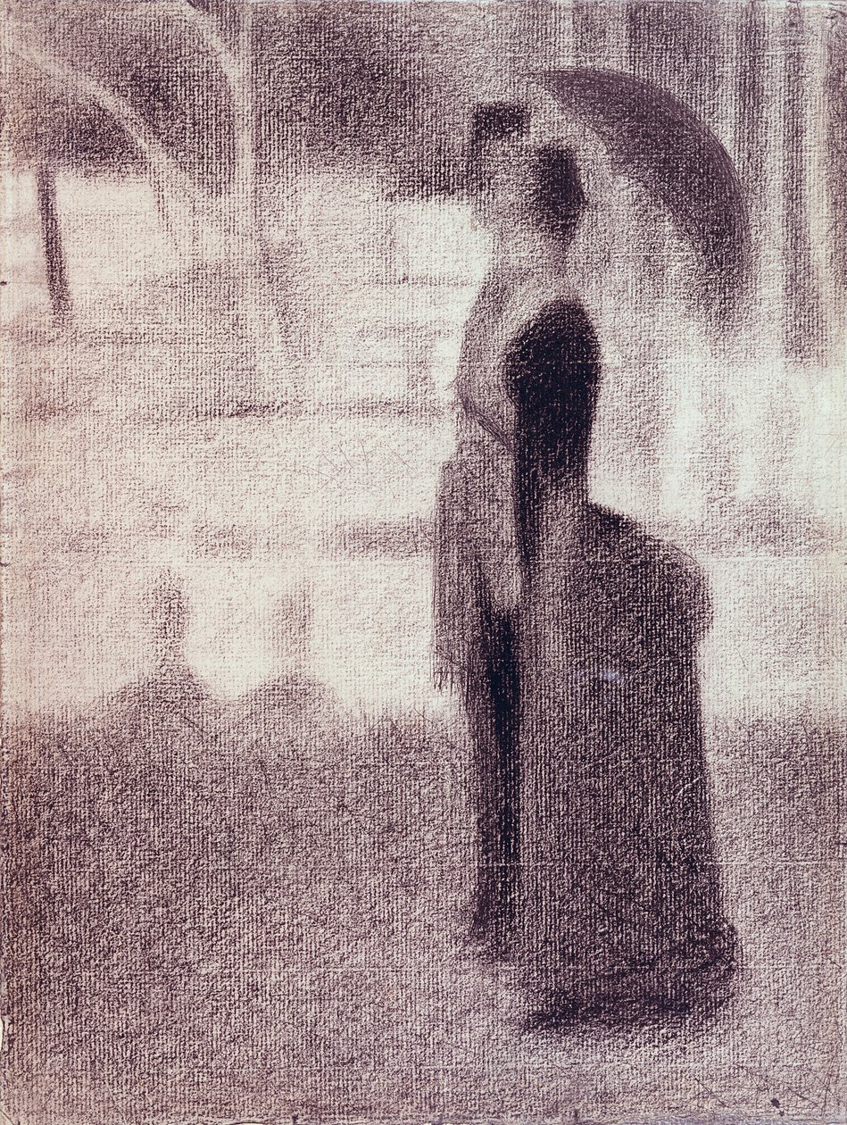 Studie für Sonntag Nachmittag auf der Insel La Grande Jatte, ca. 1884 von Georges Seurat