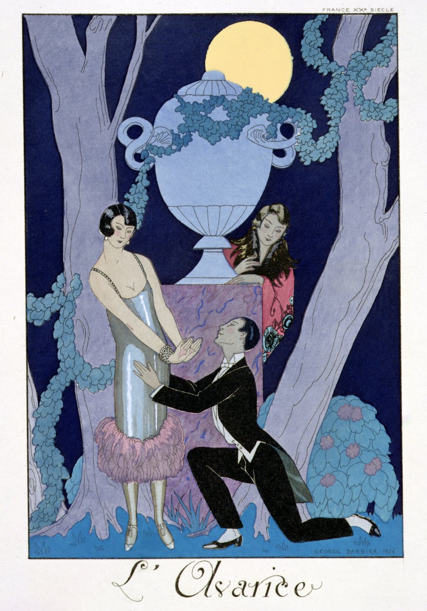 Geiz von Georges Barbier