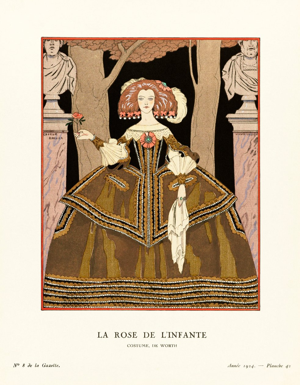 Illustration aus Gazette du Bon Ton von Georges Barbier
