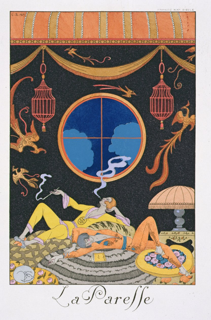 Die Faulheit von Georges Barbier