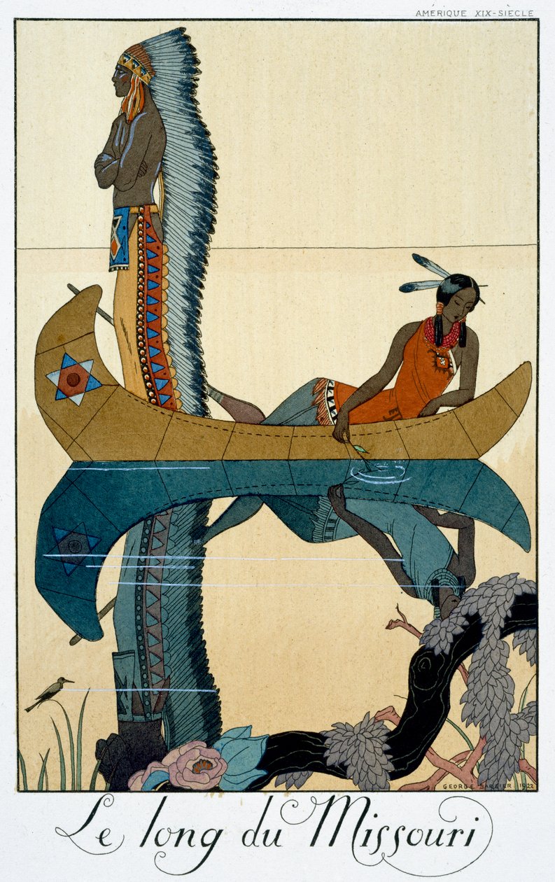 Die Länge des Missouri, 1922 von Georges Barbier