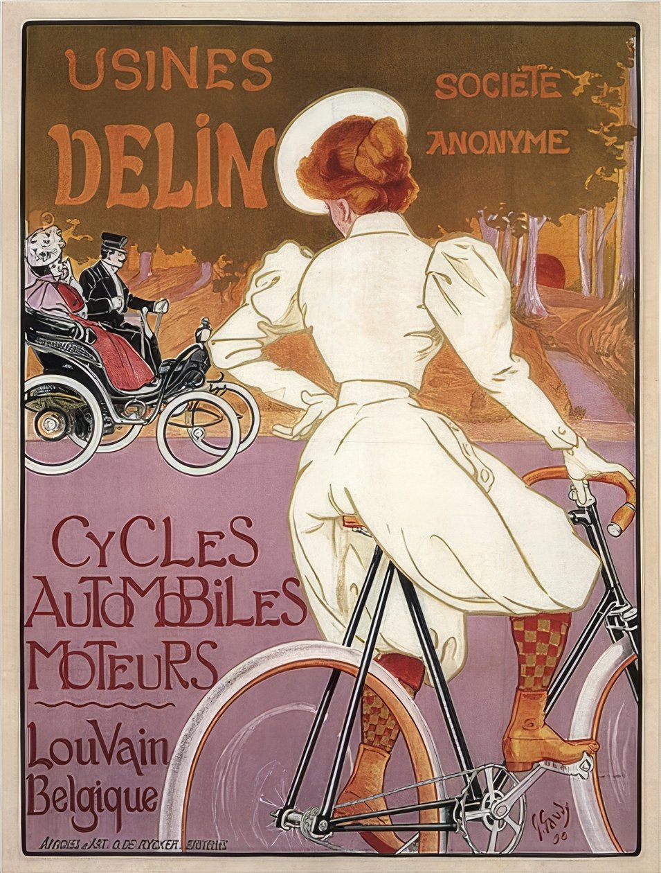 Delin Cycles Automobiles Moteurs von Georges Gaudy