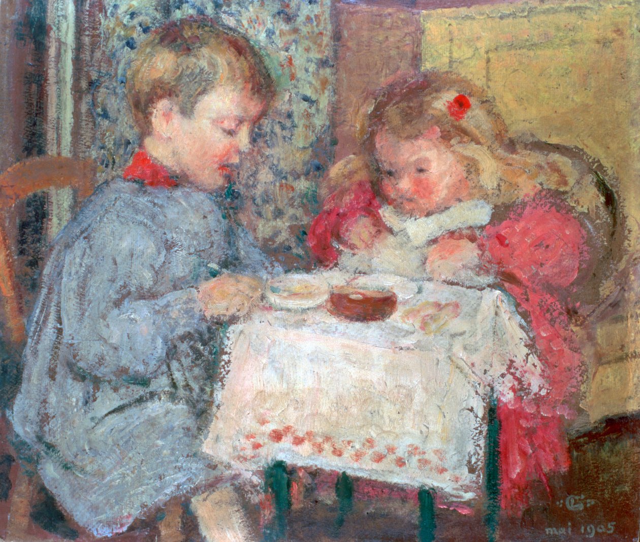 Die Puppen-Dinnerparty, 1905 von Georges Lemmen