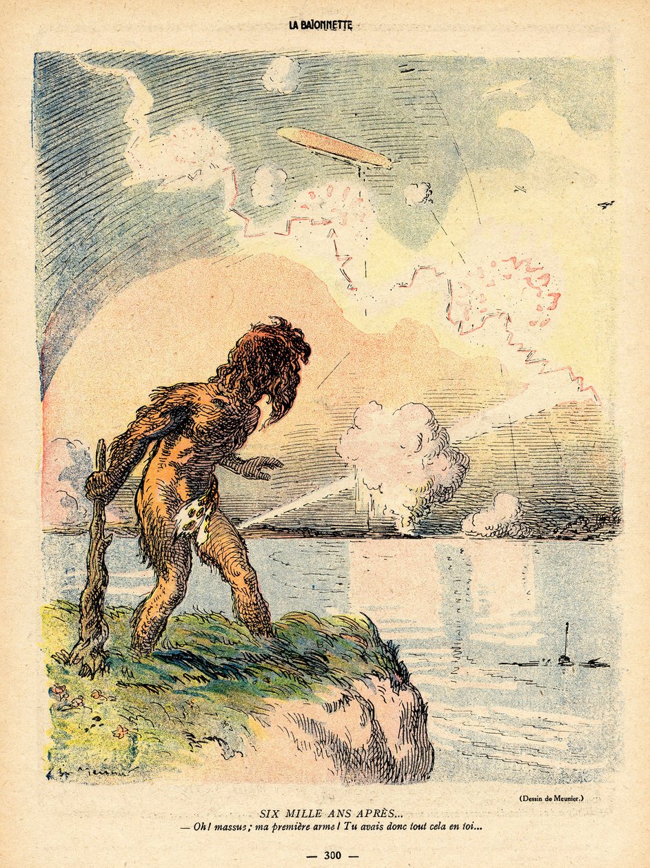 La Baionnette, Satirisch in Farben von Georges Meunier