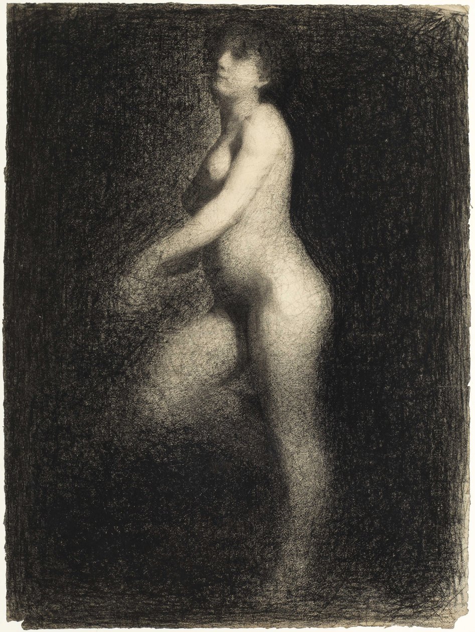 Akt, ca. 1881-1882 von Georges Pierre Seurat