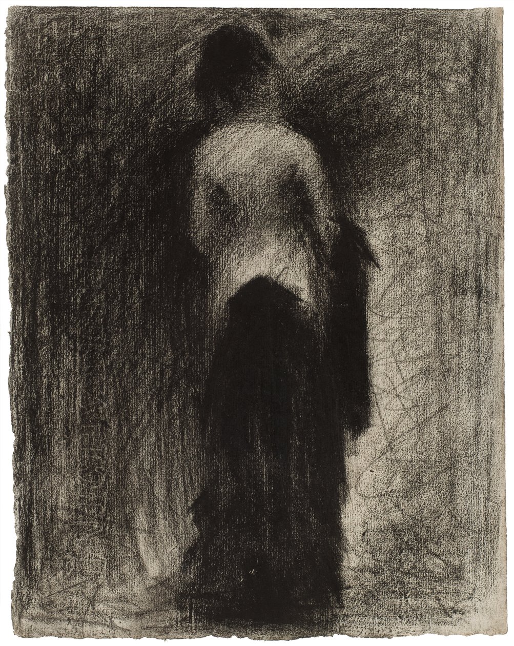 Der Spaziergang, ca. 1882 von Georges Pierre Seurat