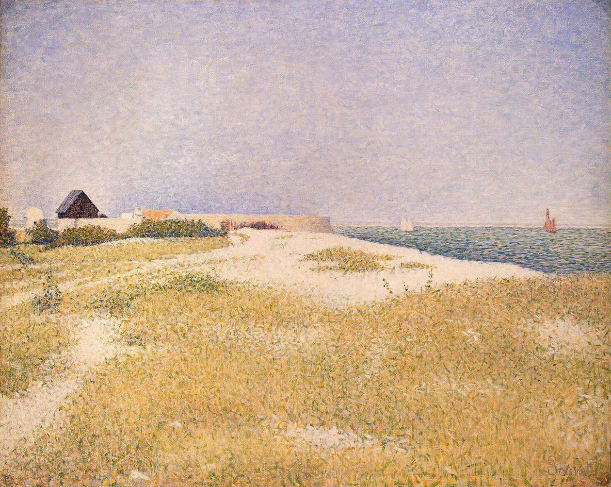 Ansicht von Fort Samson, 1885 von Georges Seurat