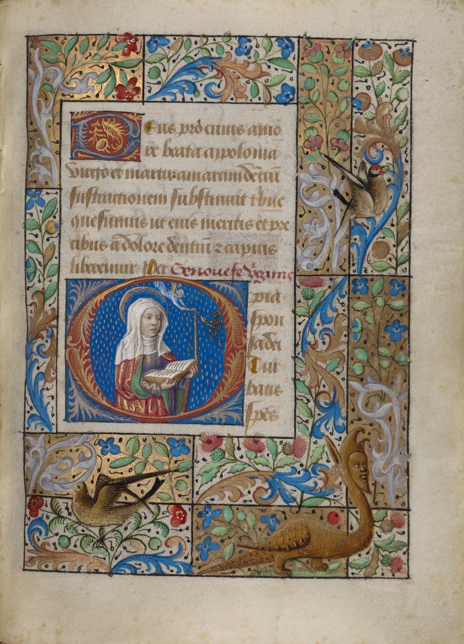 Initiale O: Heilige Genoveva von Georges Trubert