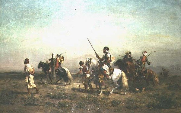 Araber zu Pferd von Georges Washington