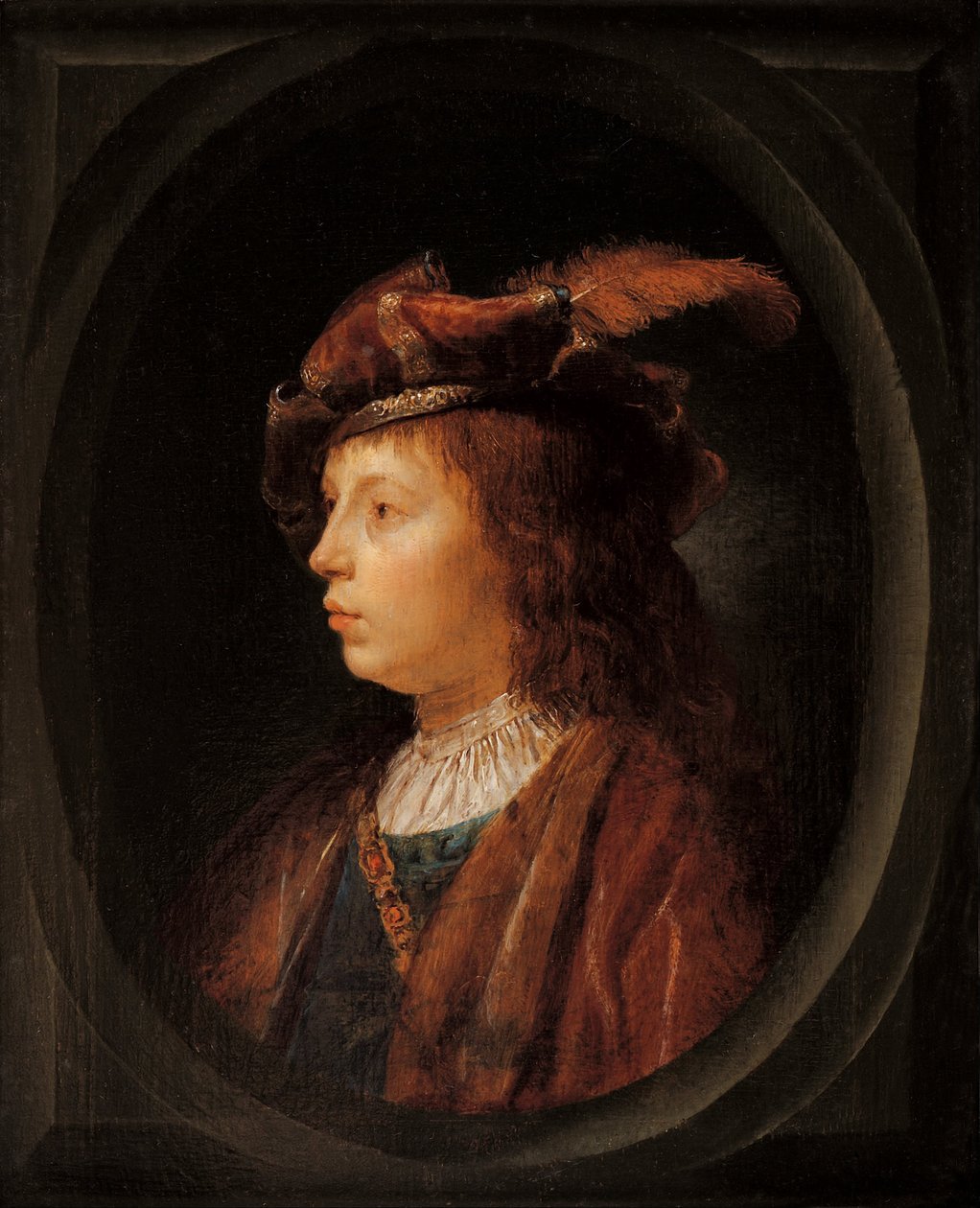 Kopf eines Jugendlichen von Gerrit Dou