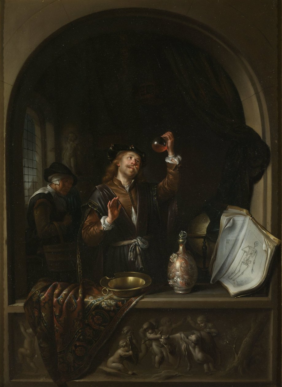 Der Arzt von Gerard Dou (copy after)