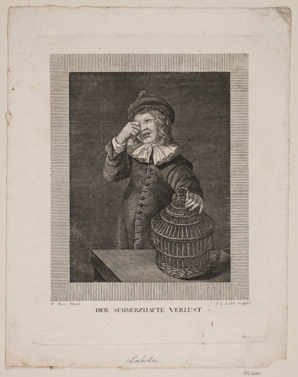 Der schmerzhafte Verlust von Gerhard Ludvig Lahde
