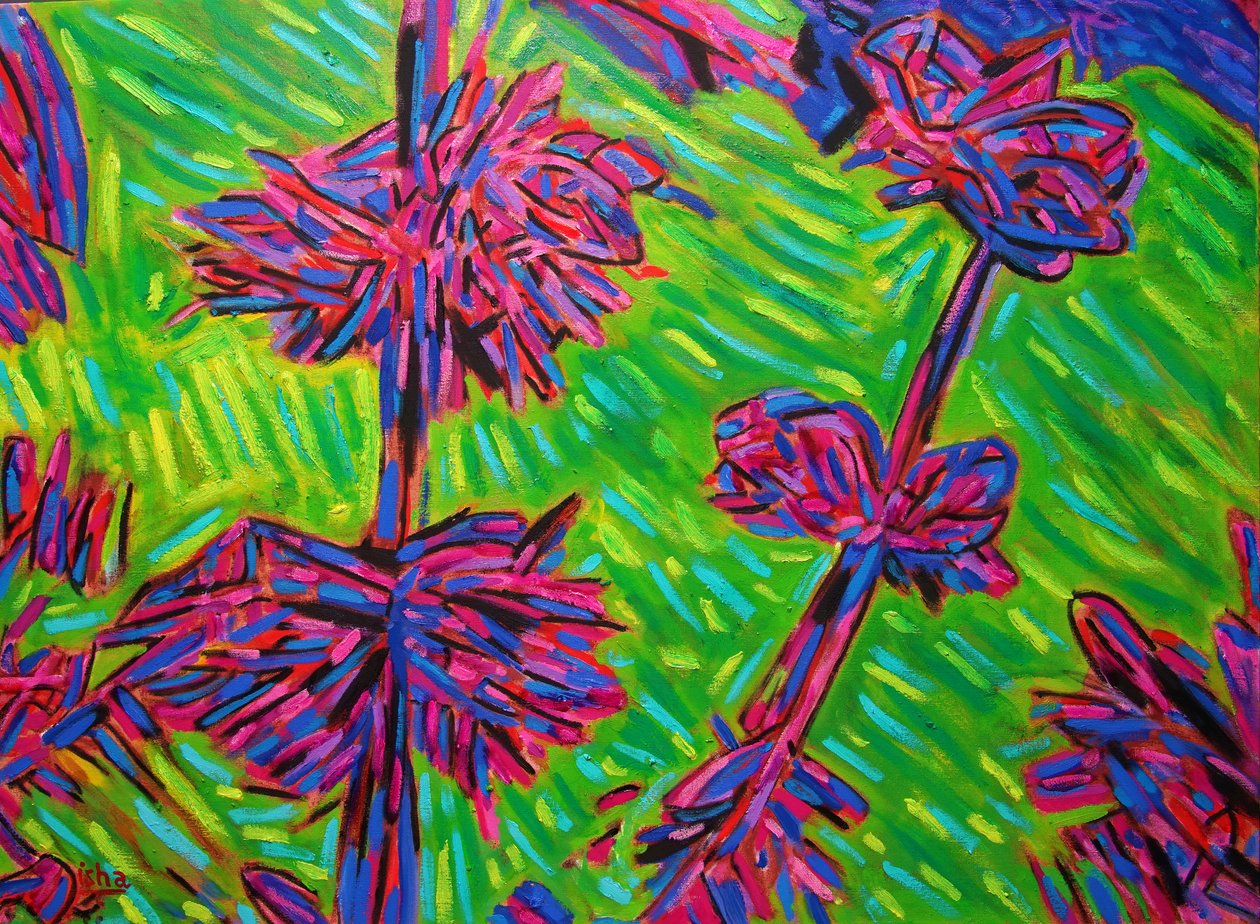 Abstrakte imaginäre Blumen von Gerhardt Isringhaus