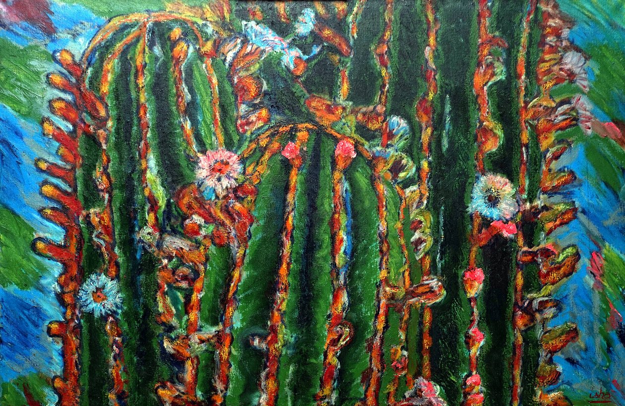Blühender Kaktus, 2013 von Gerhardt Isringhaus