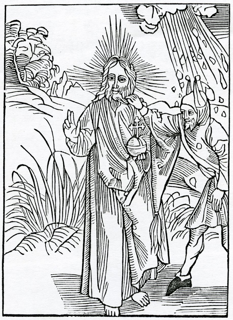Von Narren, die Gott verachten, Illustration aus Alexander Barclays englischer Übersetzung von 