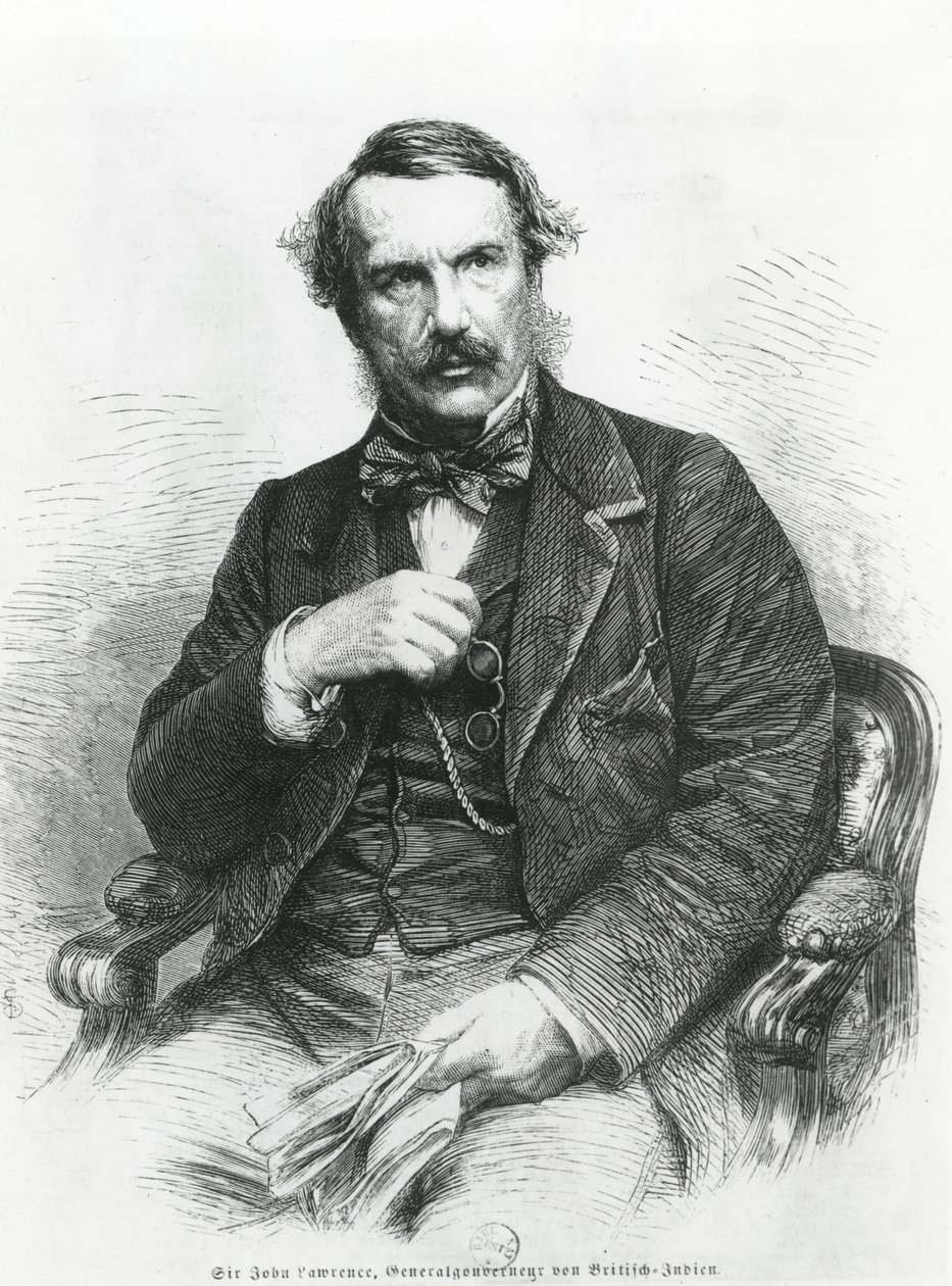 Porträt von Sir John Lawrence (1811-79) von German School