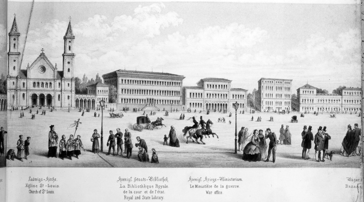 Ansicht von München, 1869 von German School
