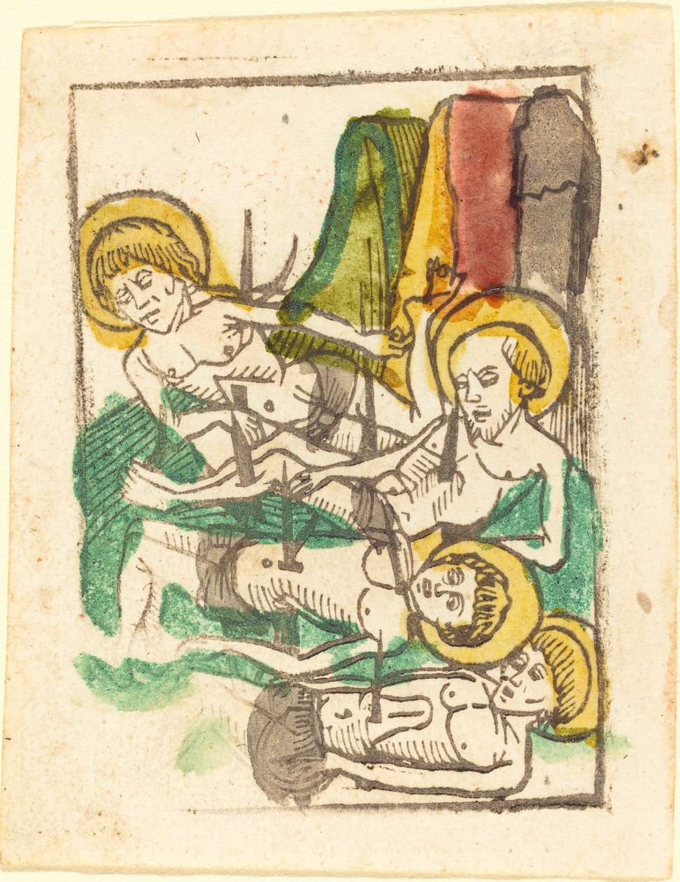 Vier Märtyrer - Heiliger Akakios von German 15th Century
