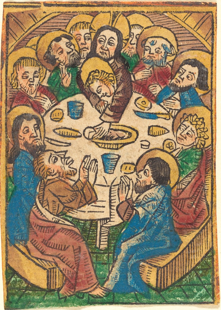 Das letzte Abendmahl von German 15th Century