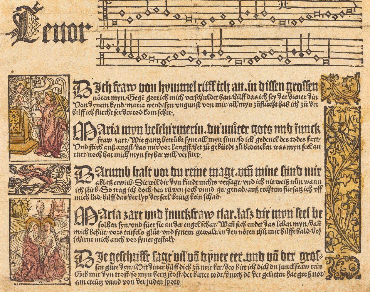 Lied an die Jungfrau von German 15th Century