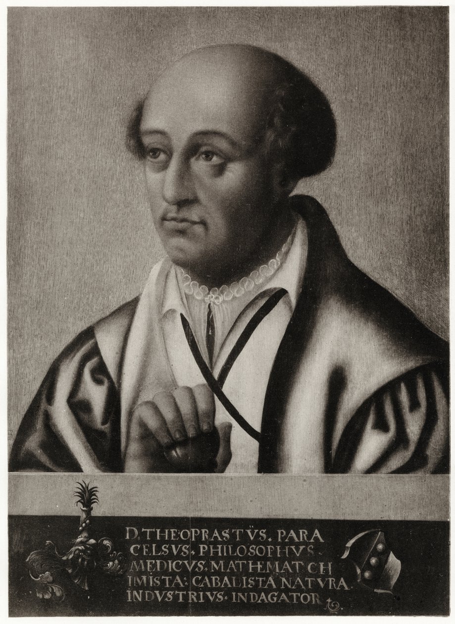 Aureolus Bombastus Paracelsus von German School