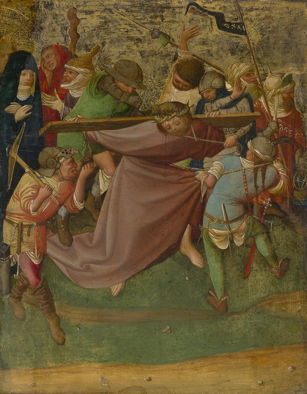 Christus trägt das Kreuz, 1420-25 von German School