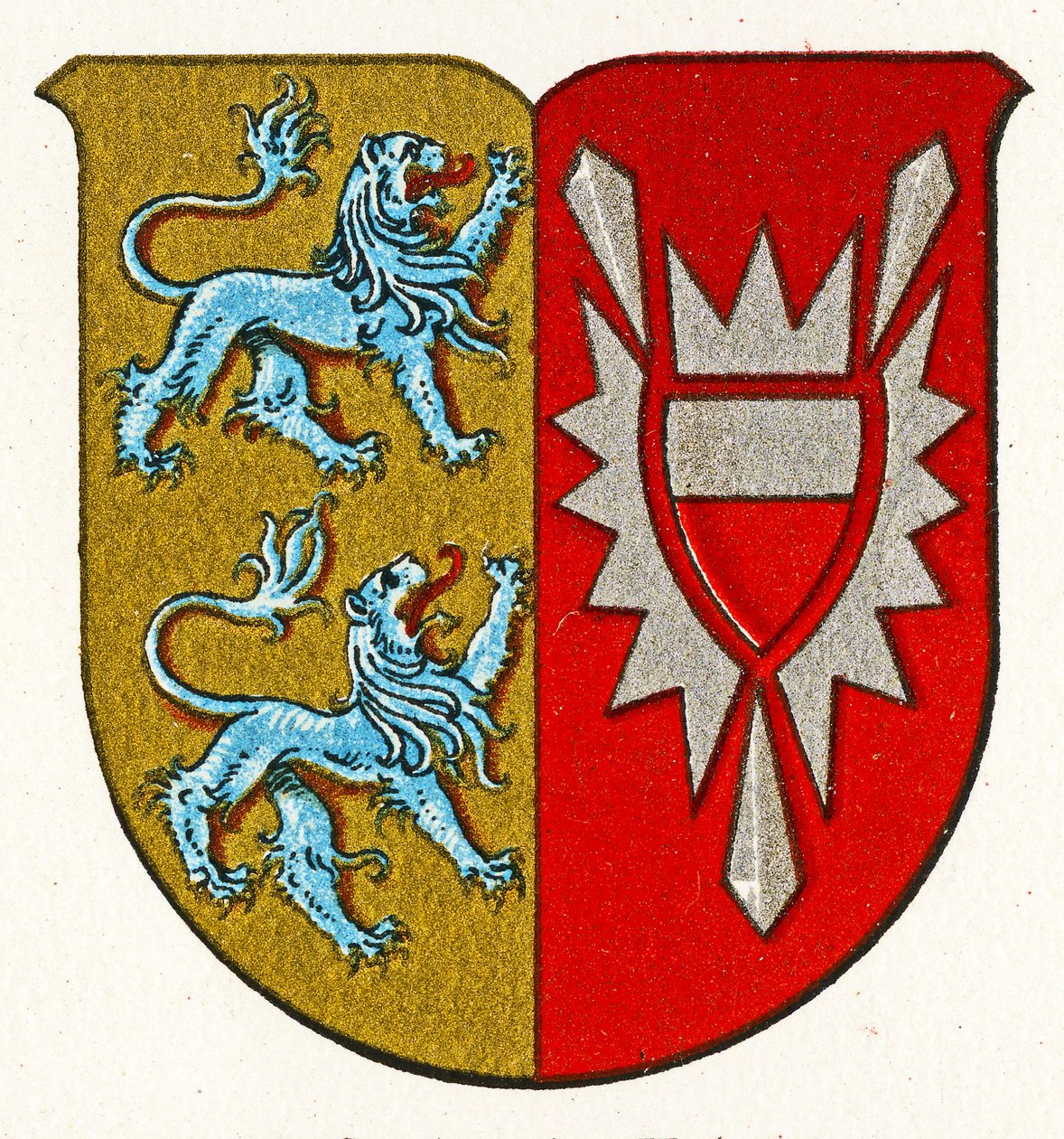 Wappen von Schleswig-Holstein, ca. 1898 von German School