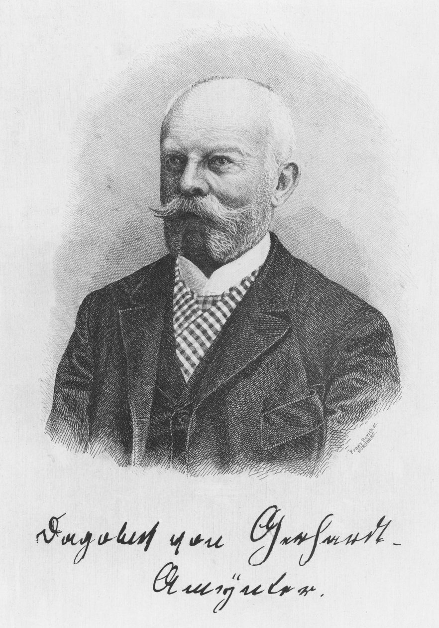 Dagobert von Gerhardt (Gravur) von German School