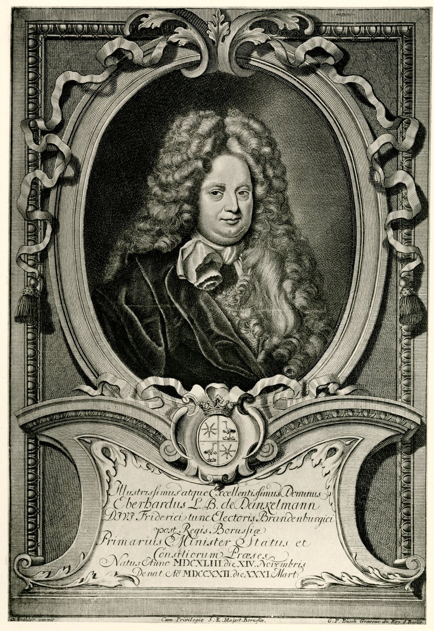 Eberhard Christoph Balthasar von Danckelmann von German School