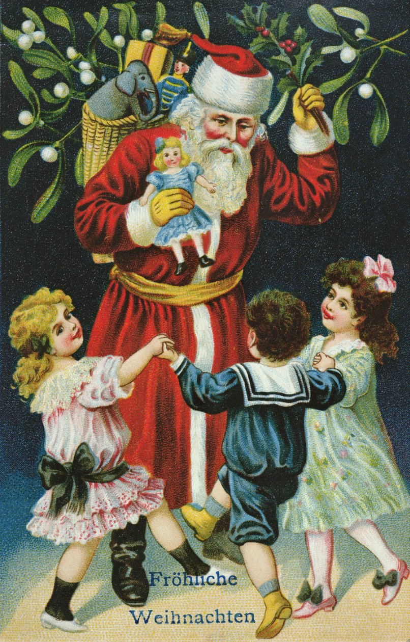Fröhliche Weihnachten, um 1900 von German School