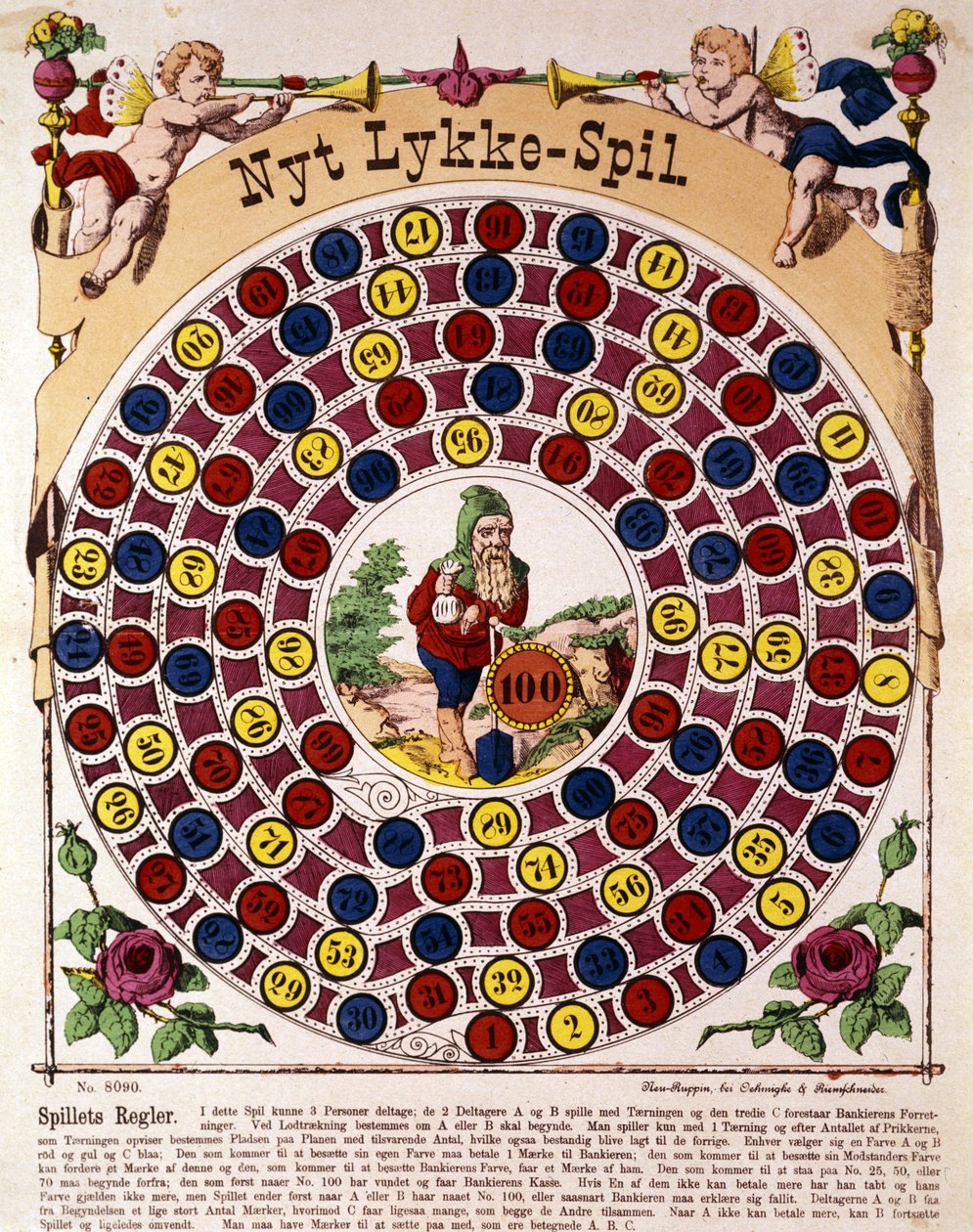 Spiel der deutschen Gans. 19. Jahrhundert. von German School