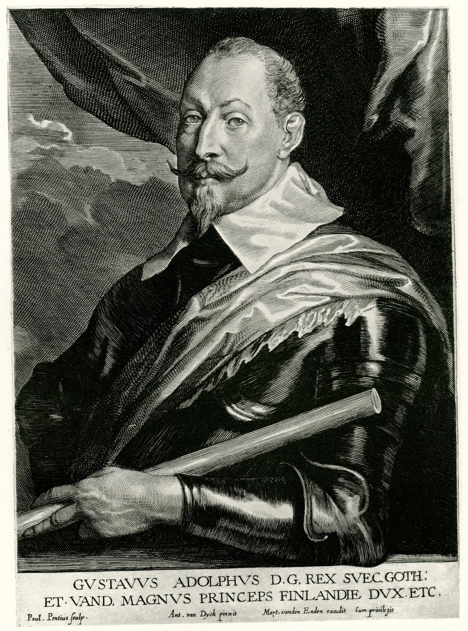 Gustav II. Adolf, König von Schweden von German School
