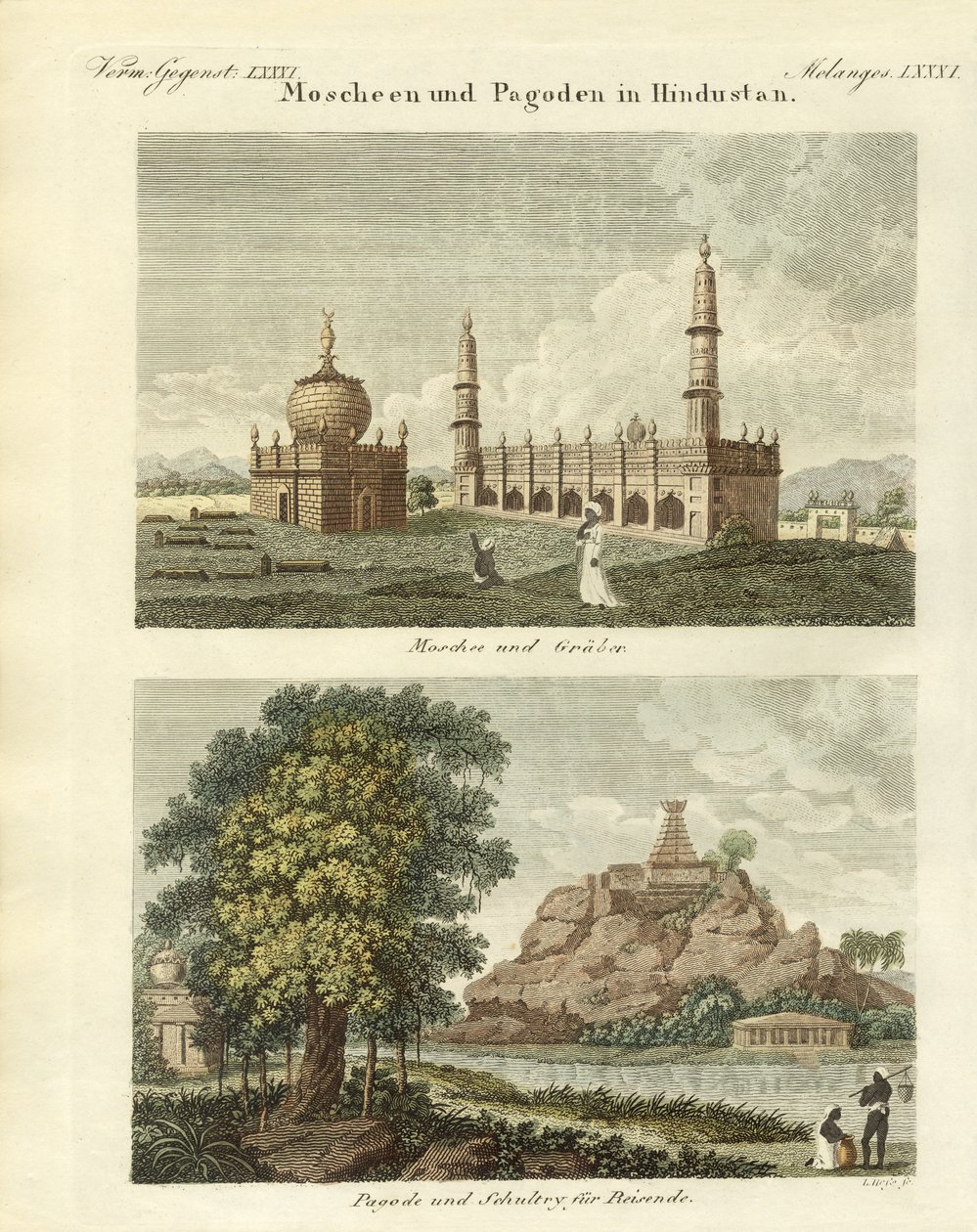 Moscheen und Pagoden in Hindustan von German School