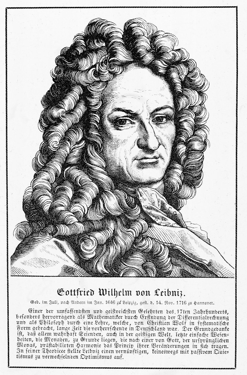 Porträt von Gottfried Wilhelm Leibniz (1646-1716) von German School