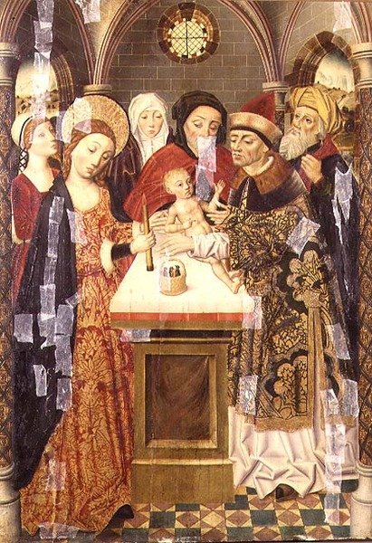 Die Darstellung im Tempel, ca. 1480 von German School