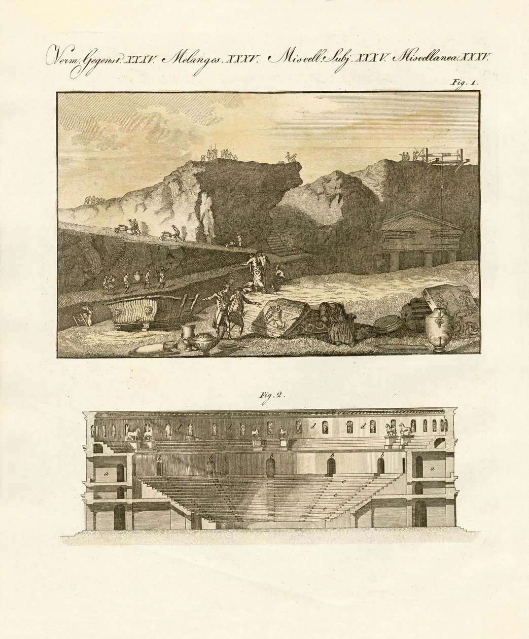 Die unterirdische Stadt Herculaneum von German School