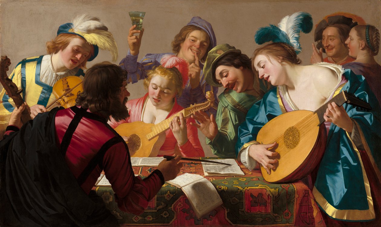 Das Konzert, 1623 von Gerrit van Honthorst