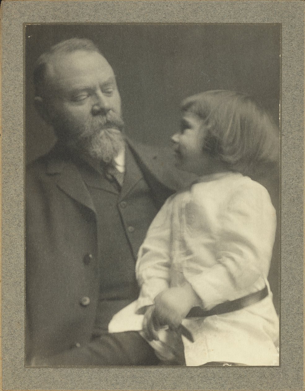 Eduard Käsebier und Enkel Charles F. O
