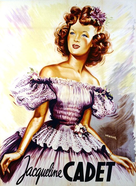Jacqueline Cadet Poster von Geza Vandor
