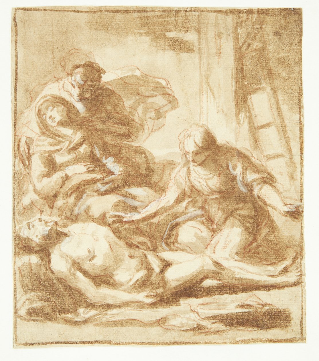 Die Beweinung des Leichnams Jesu von Giacinto Brandi