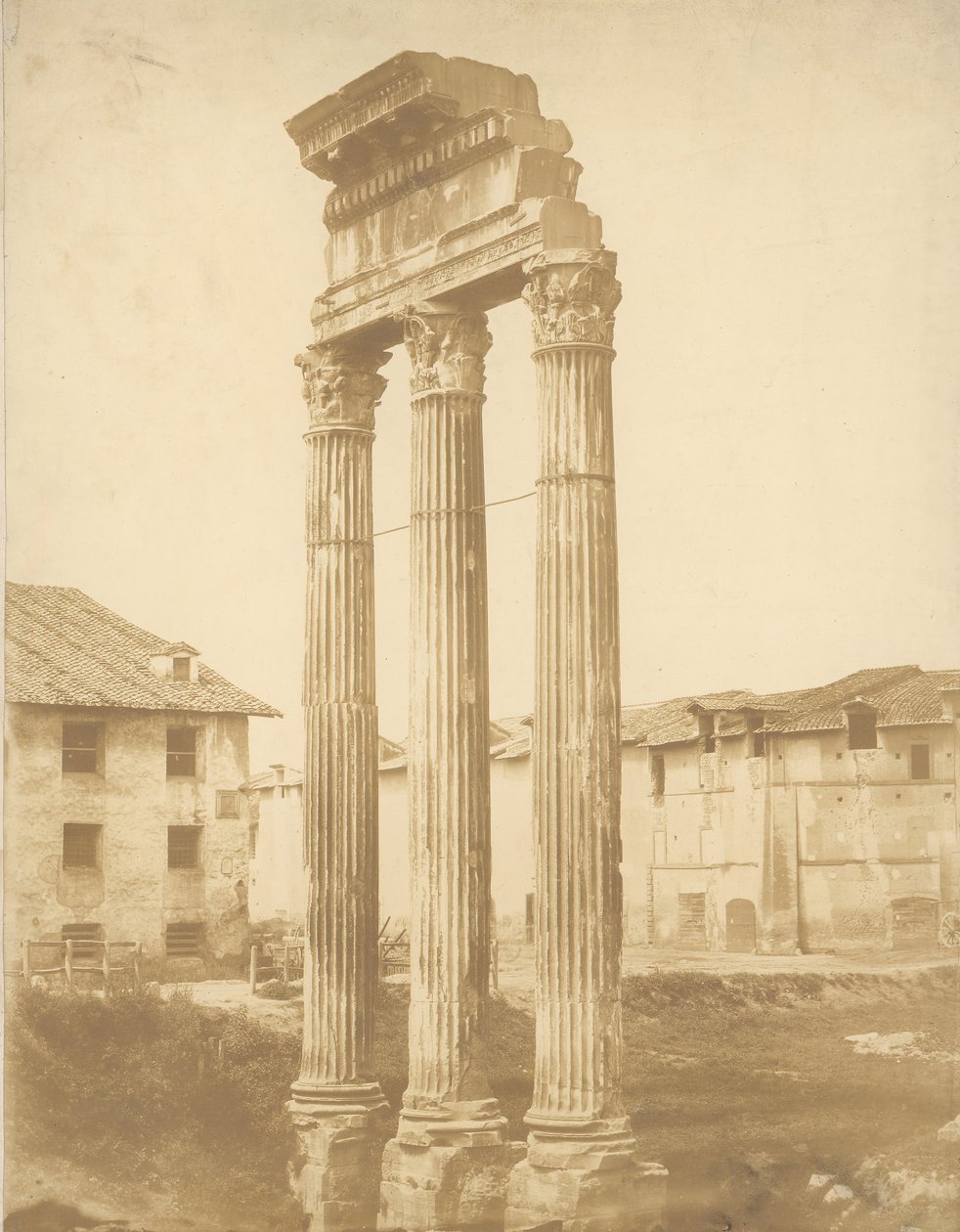 Römische Ruinen, 1860er Jahre von Giacomo Caneva.