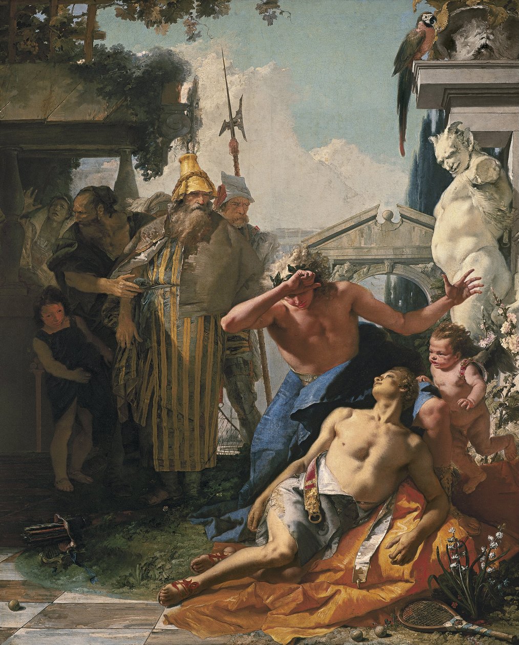 Der Tod des Hyacinthus von Giambattista Tiepolo