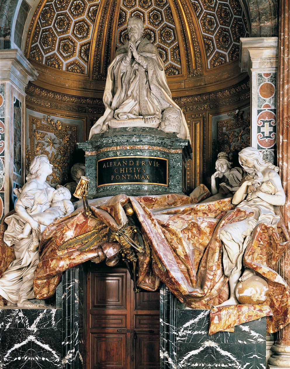 Grabmal von Alexander VII von Gian Lorenzo Bernini