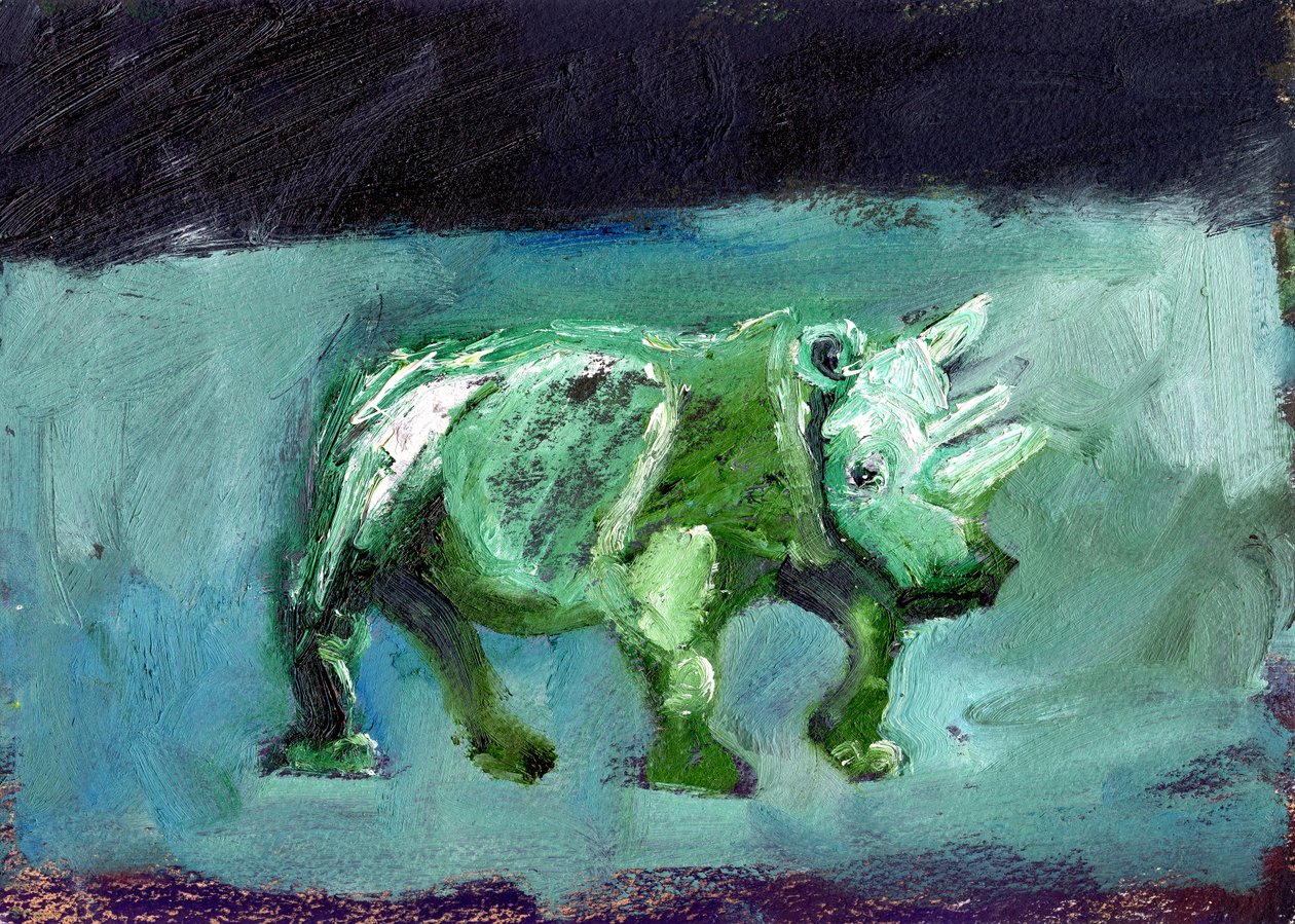 Nashorn, 2002 von Gigi Sudbury