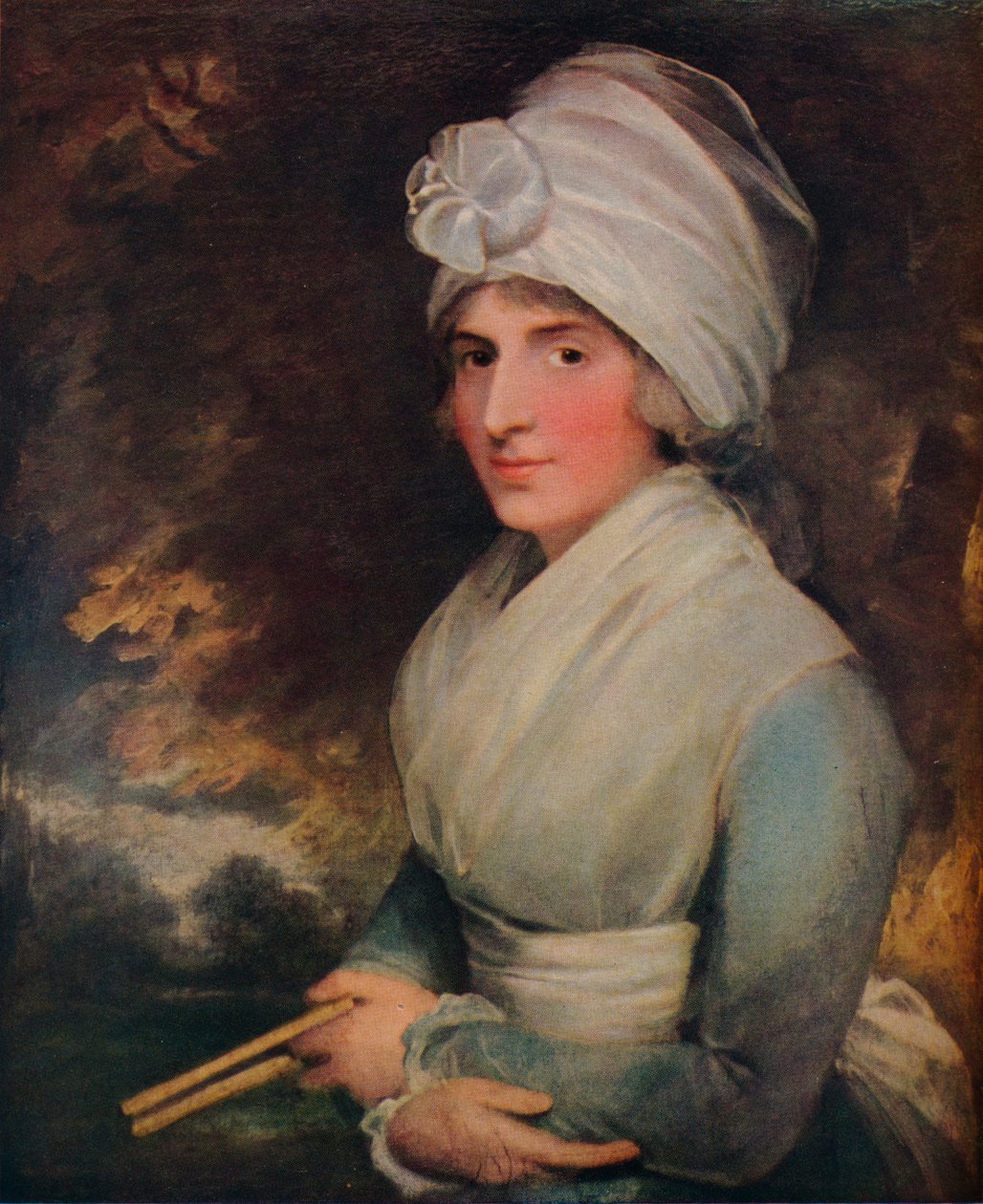 Sarah Siddons, 1787 von Gilbert Stuart