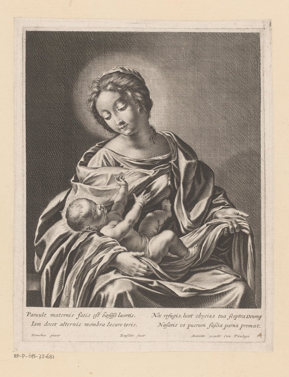 Maria mit Kind von Gilles Rousselet