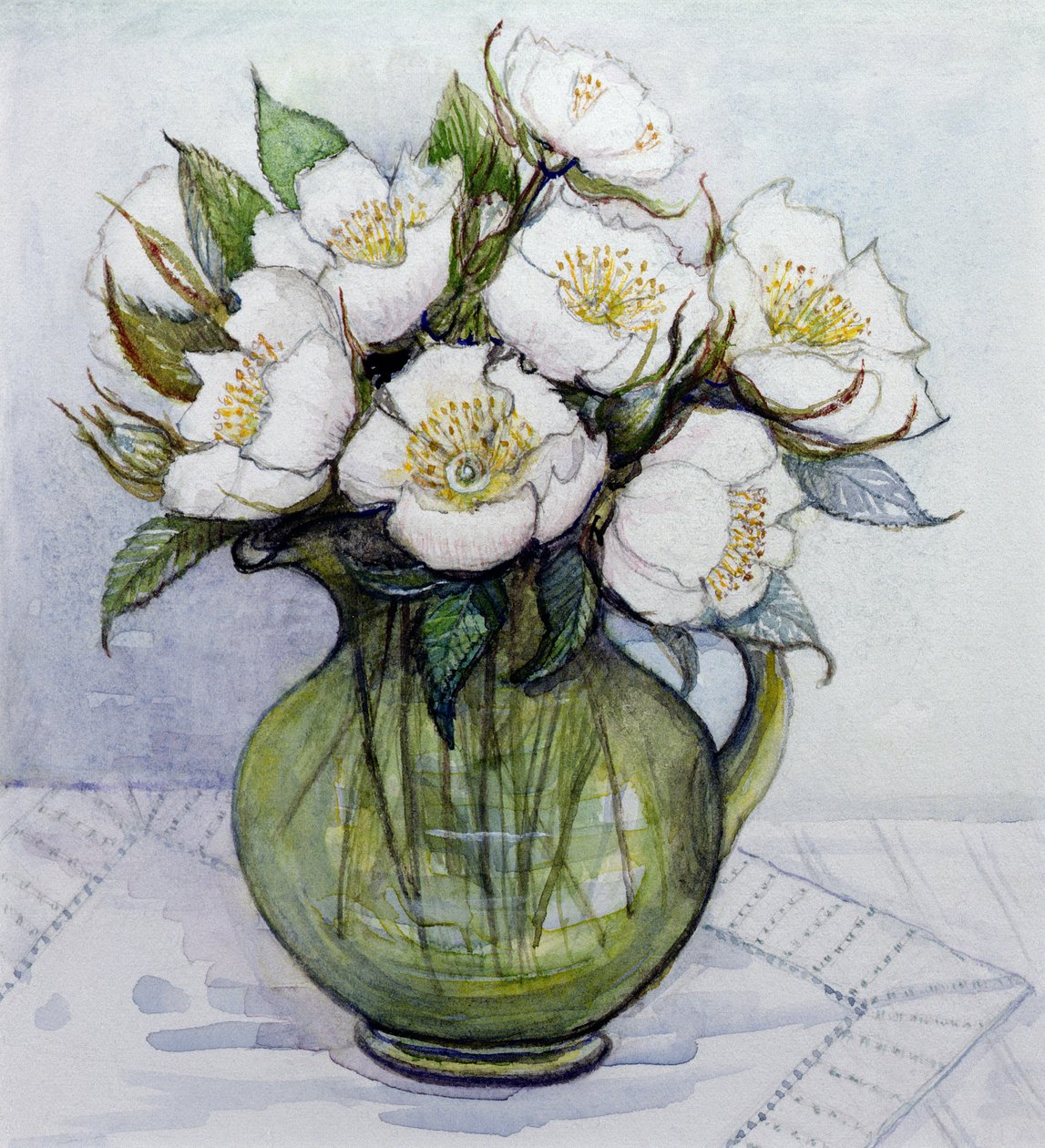 Weihnachtsrosen, 1984 von Gillian Lawson