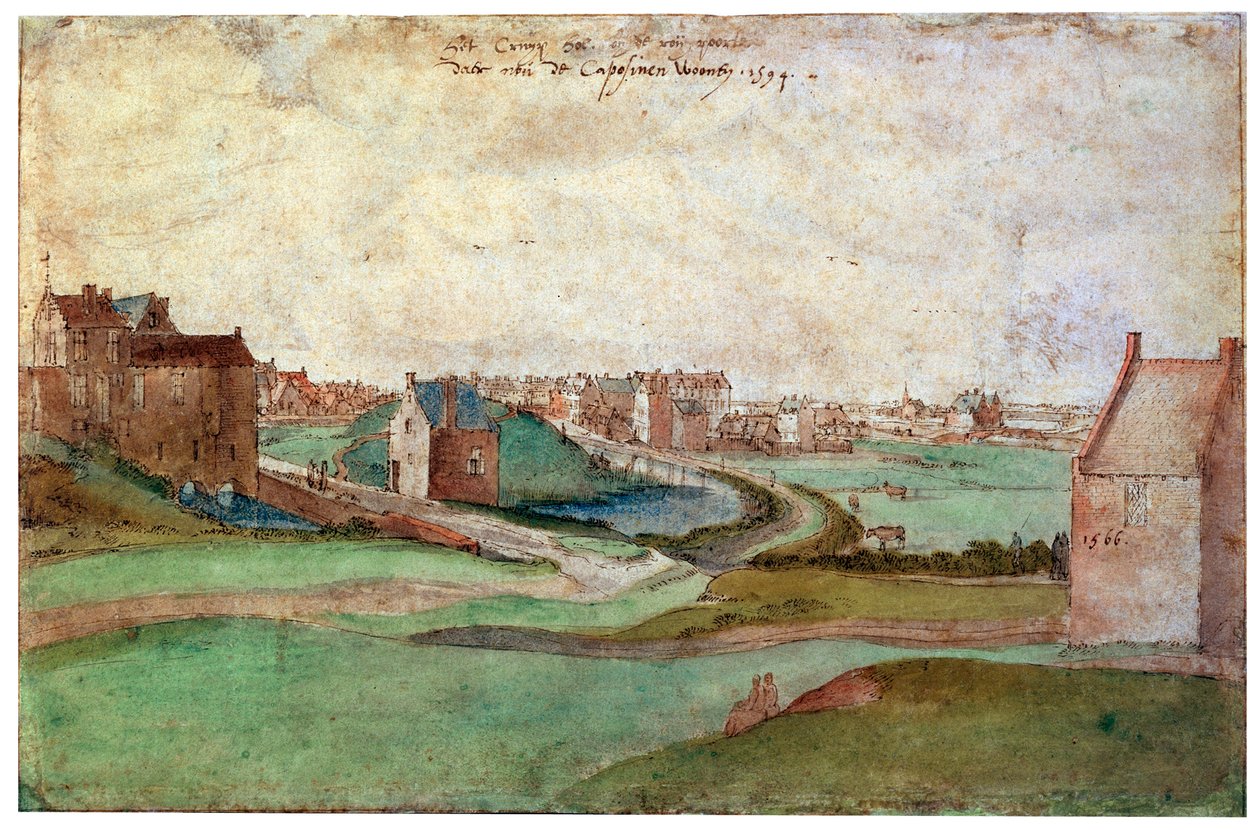 Landschaft bei Antwerpen, 1566 von Gillis Mostaert