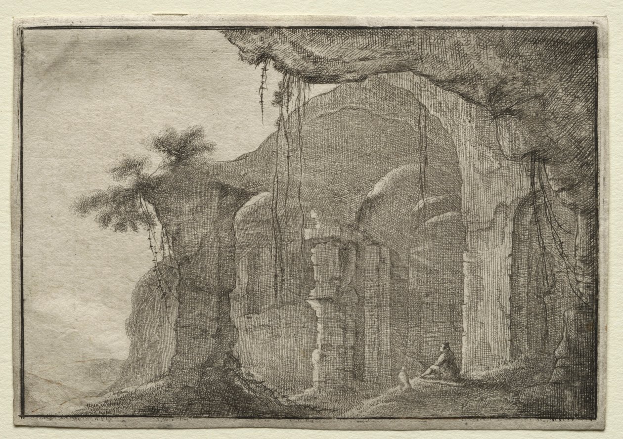Ruinen eines Amphitheaters von Gillis Neyts
